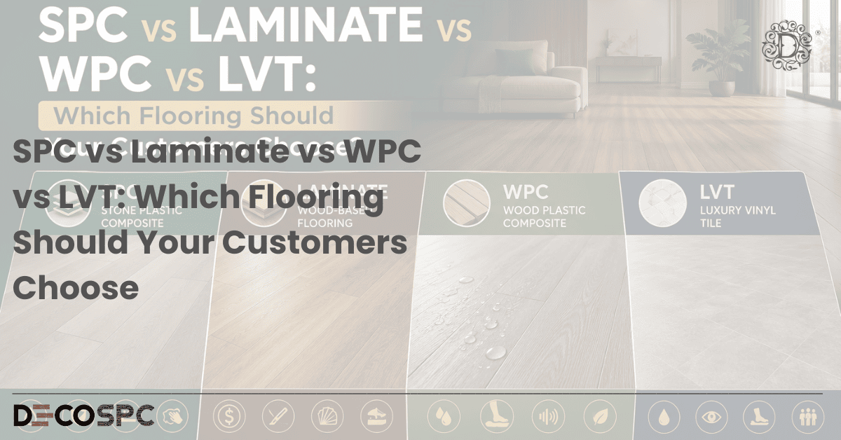 SPC vs Laminate vs WPC vs LVT: Which Flooring Should Your Customers Choose